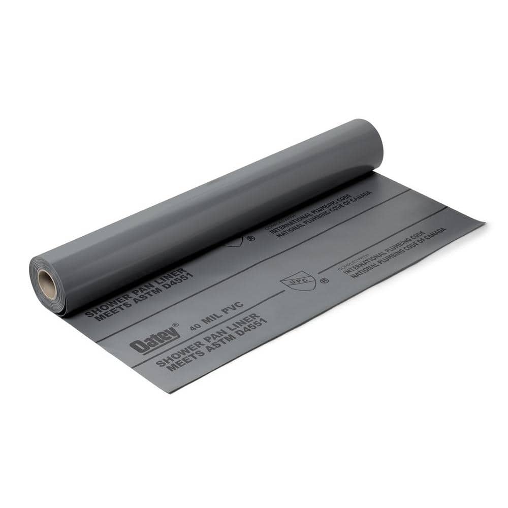 Oatey 5 ft. x 40 ft. Gray PVC Shower Pan Liner Roll