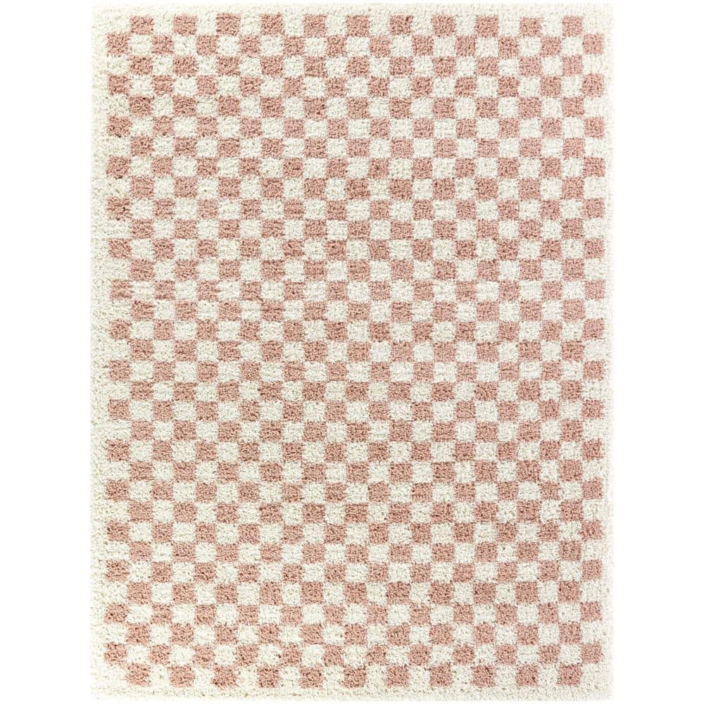BALTA Covey Pink 7 ft. 10 in. x 10 ft. Geometric Area Rug