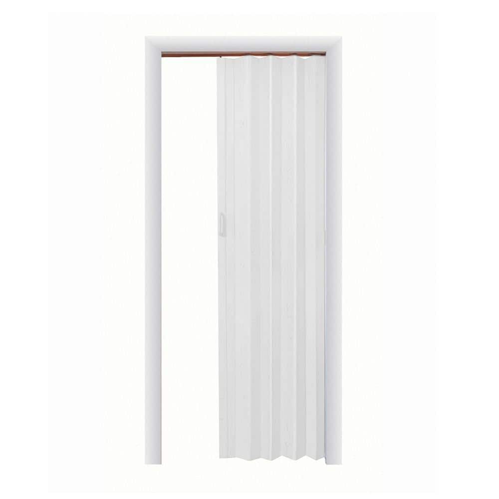 Spectrum 48 in. x 96 in. Express One Vinyl White Accordion Door