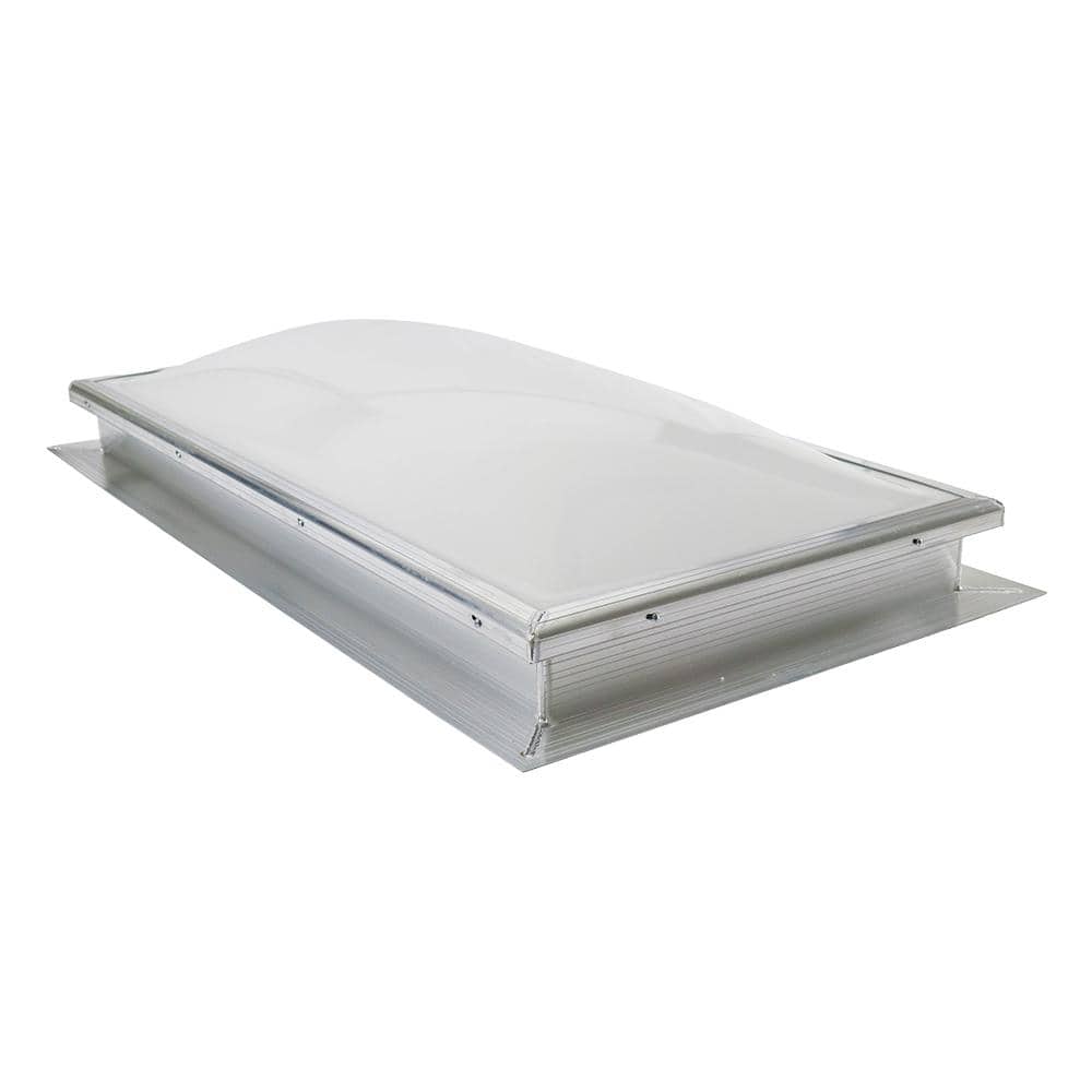 Gordon Skylight 22-1/4 in. x 46-1/4 in. Fixed White Self Flashing Single Dome Skylight
