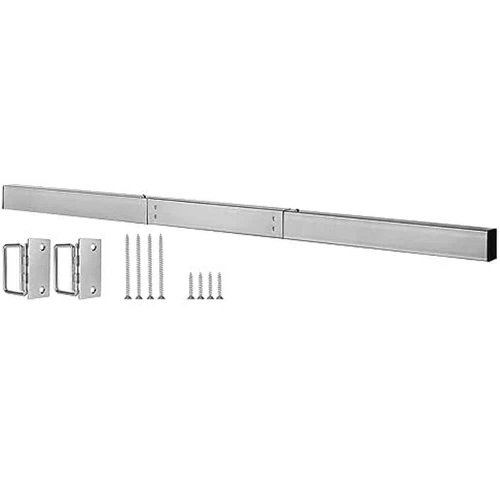 Door Security Bar Barricade Brackets Kit Set for 32-40 in. Wide Doors, All-Steel, Corrosion Resistant
