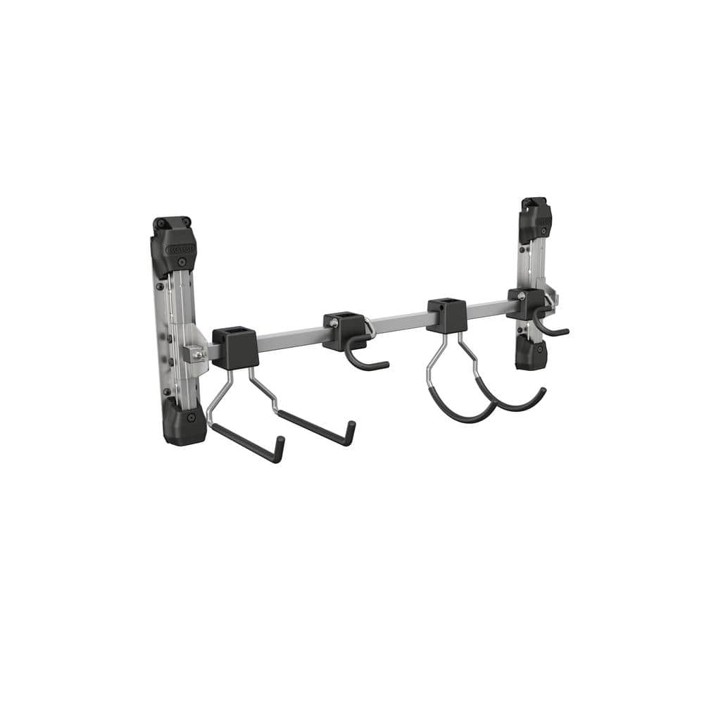 Keter Black Shed Hook Multi Hanger Mount Storage Rack with L and S Hooks