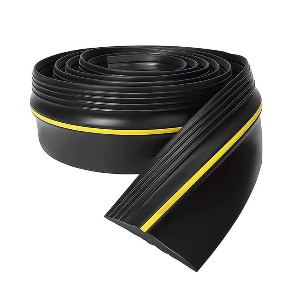 Wellco 16.5 ft. Weatherproof Rubber Garage Door Bottom Seal Threshold Strip