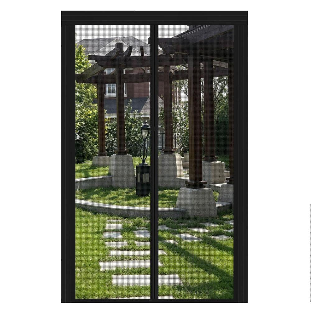 Shatex 29-34 in. x 79-82 in. DIY Adjustable Fiberglass Magnetic Screen Door